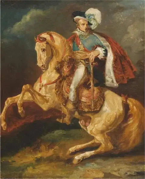 Ritratto equestre di Sua Maestà il re di Westfalia, Jérôme Bonaparte - Théodore Géricault