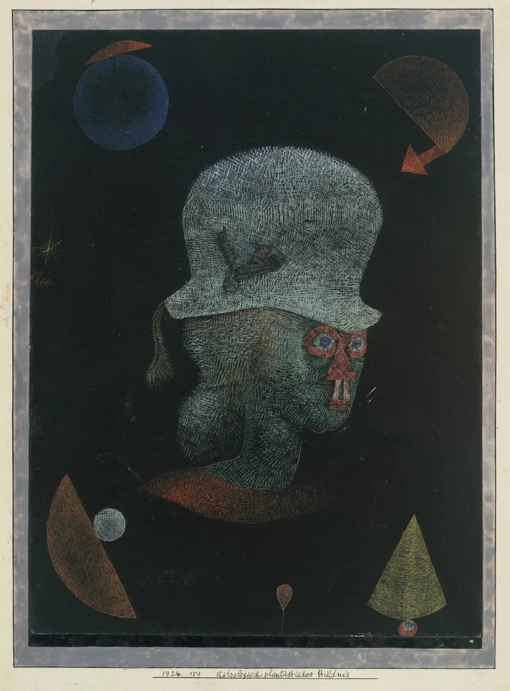 Portrait fantastique astrologique - Paul Klee image 1 tableau peint à l’huile sur toile