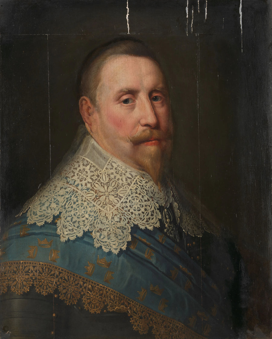Portrait de Gustav II Adolf (1594-1632), roi de Suède - Michiel van Mierevelt