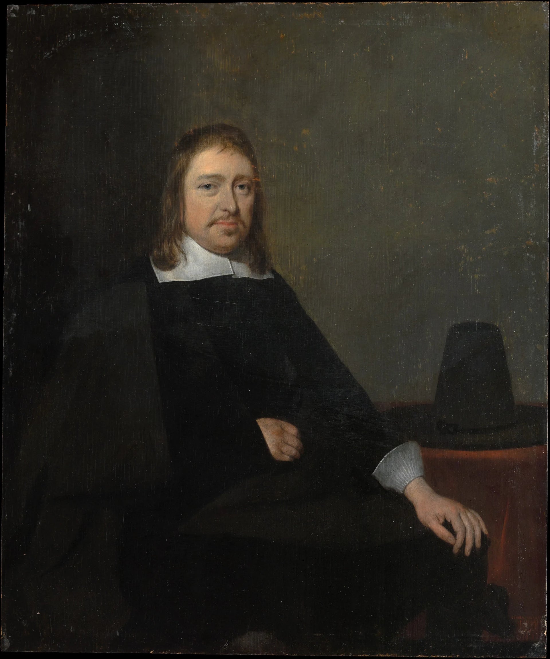 Portrait d'un homme assis - Gerard ter Borch the Younger