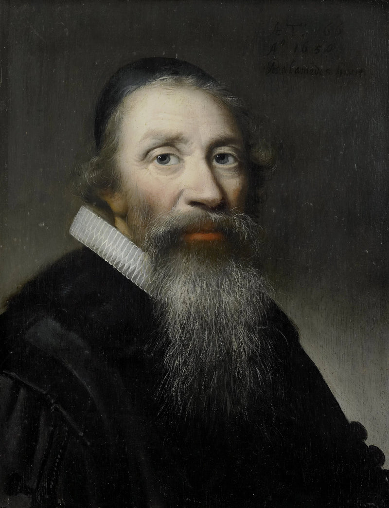 Portrait d'un homme, probablement un prédicateur - Artiste inconnu du Rijksmuseum