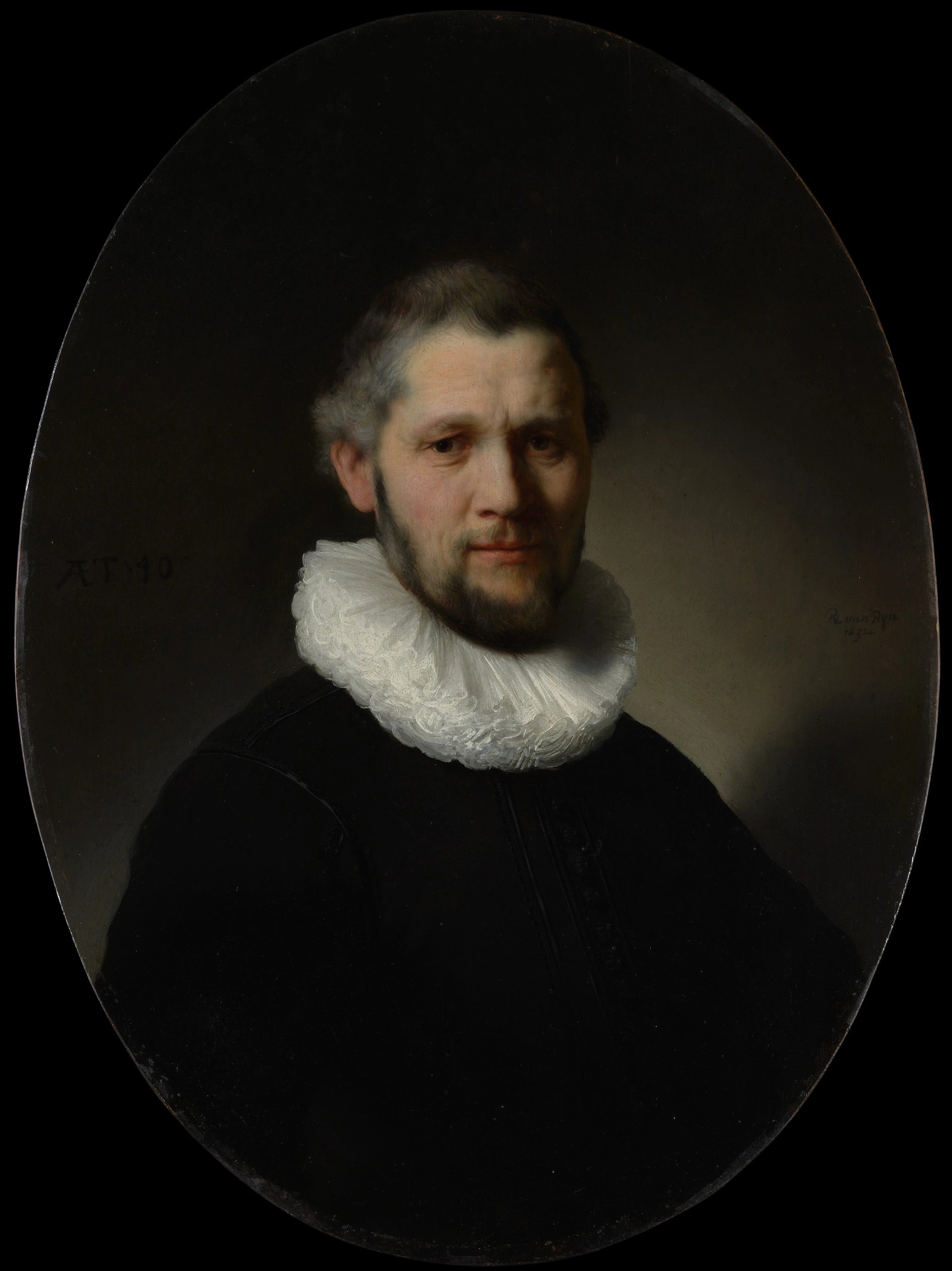 Portrait d’un homme — Rembrandt, 1632, Metropolitan Museum of Art