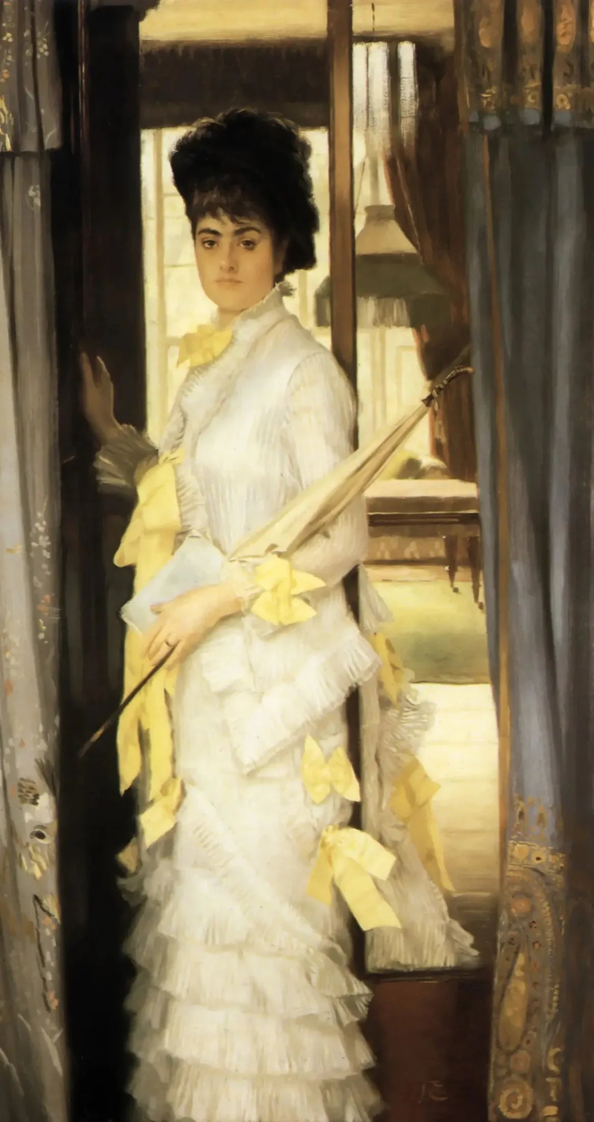 Portrait - James Tissot image 1 tableau peint à l’huile sur toile