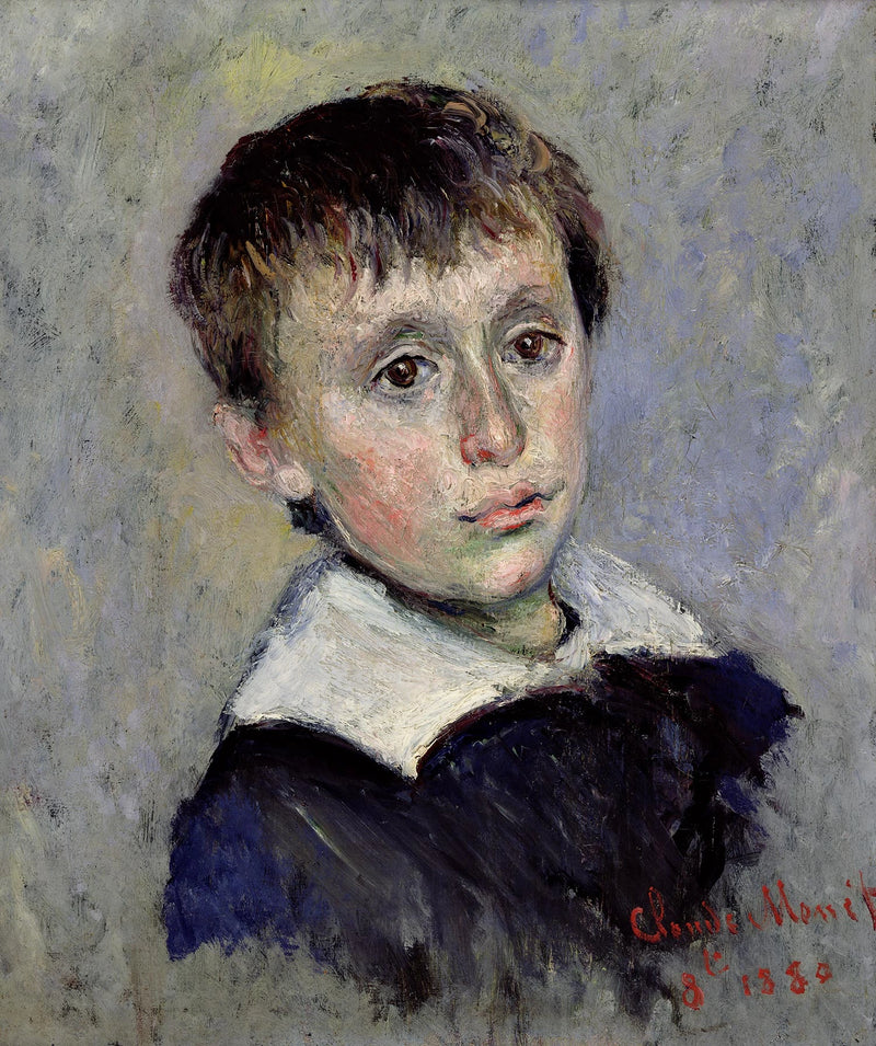 Ritratto di Jean Monet W632 - Claude Monet