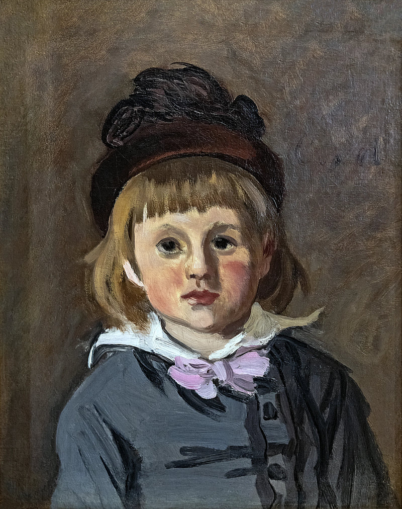 Ritratto di Jean Monet in un berretto pompon W142 - Claude Monet