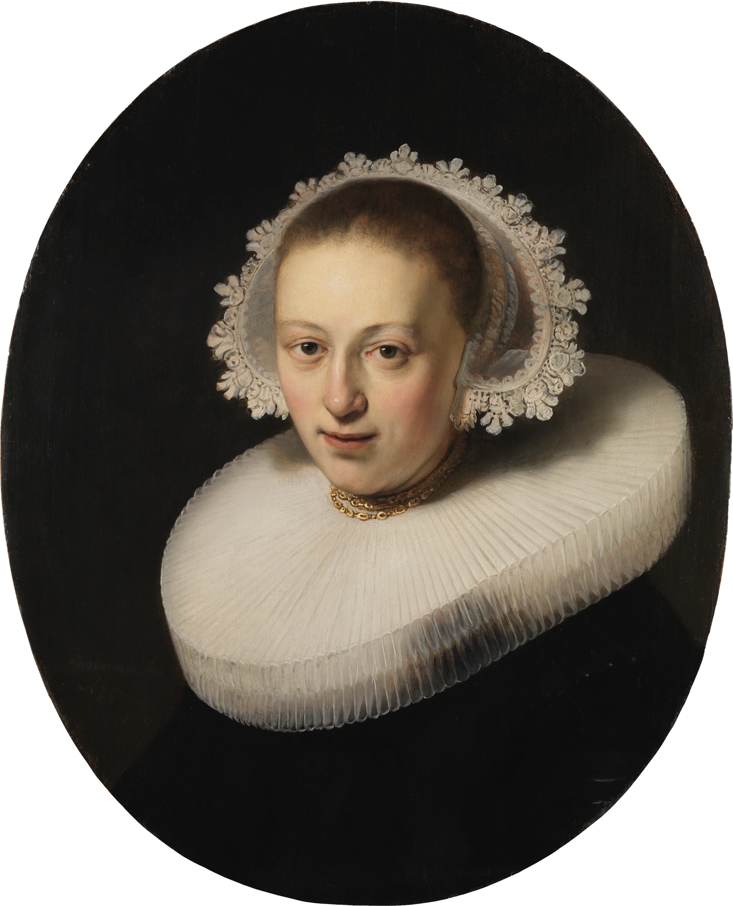 Portrait d’une jeune femme, dit Middendorf Rembrandt — Rembrandt, 1633, The Leiden Collection