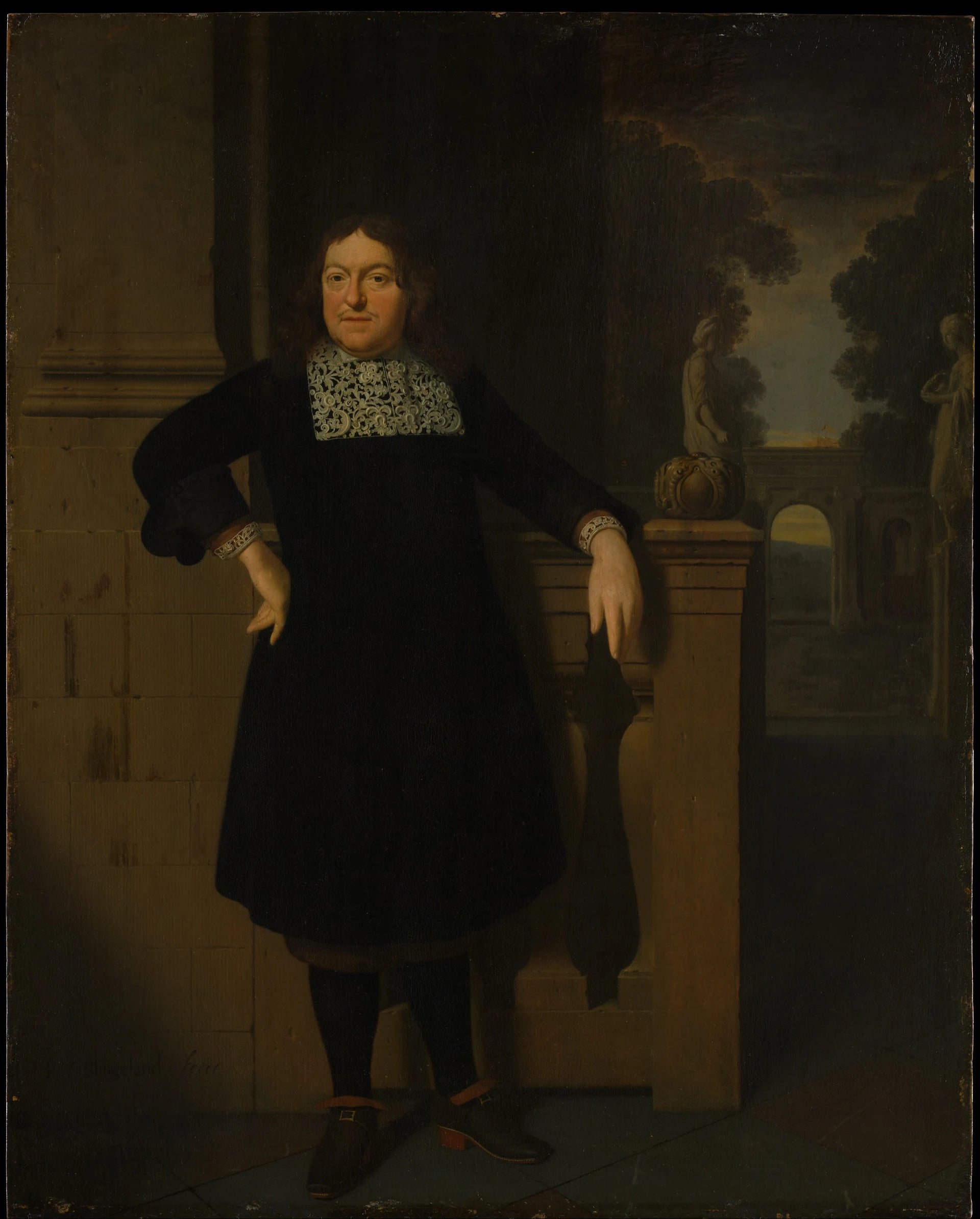 Portrait de Johan Hulshout (1623–1687) - Pieter van Slingelandt