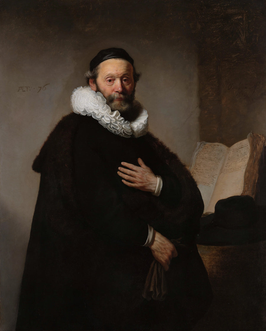 Ritratto di Johannes Wtenbogaert - Rembrandt