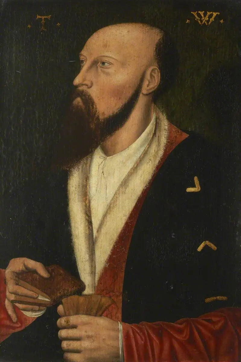Ritratto di un gentiluomo (si dice Sir Thomas Wyatt, 1503–1542) - Hans Holbein il Giovane