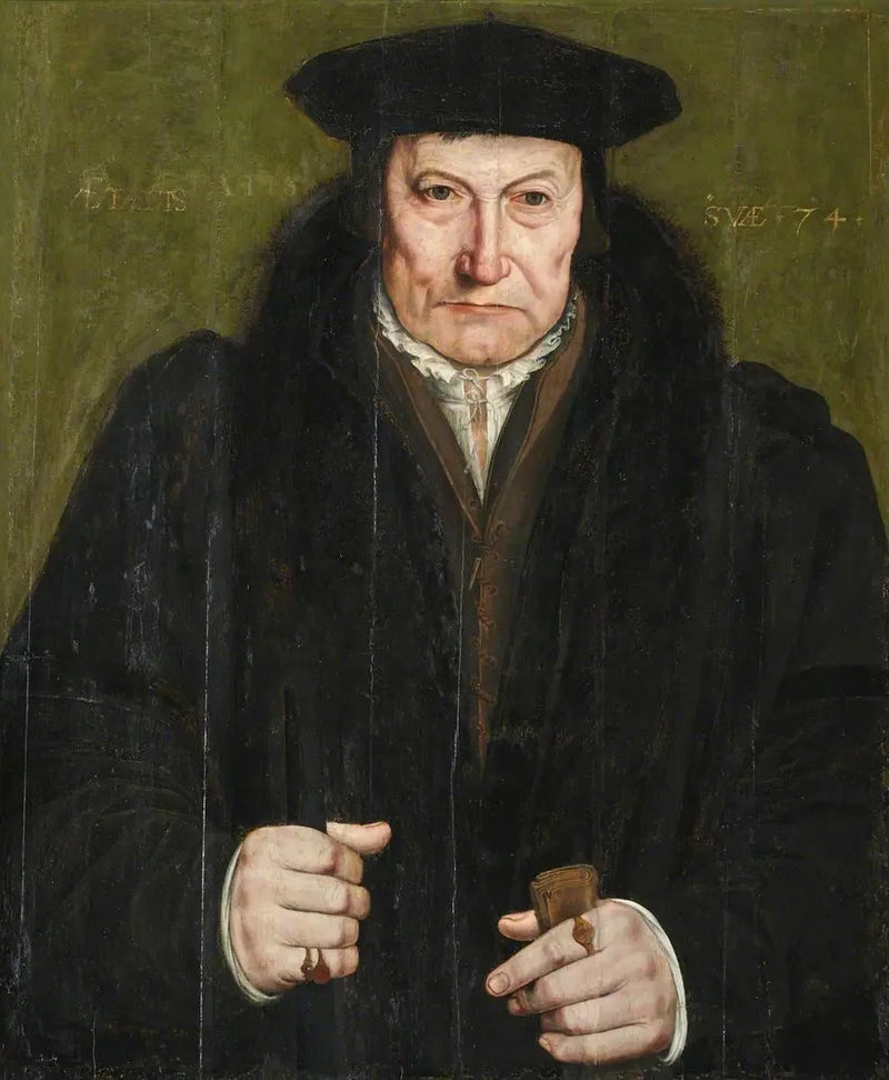 Ritratto di un gentiluomo (a volte identificato come il vescovo Fisher, 1469–1535) - Hans Holbein il Giovane