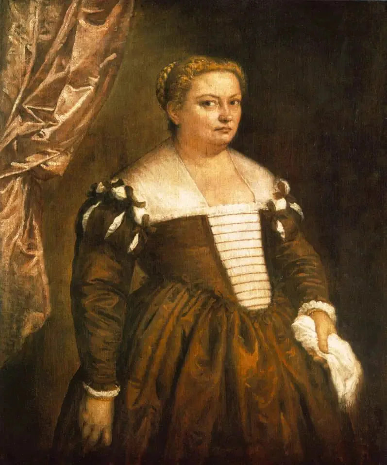 Portrait of a Venetian Woman - Paul Véronèse image 1 tableau peint à l’huile sur toile