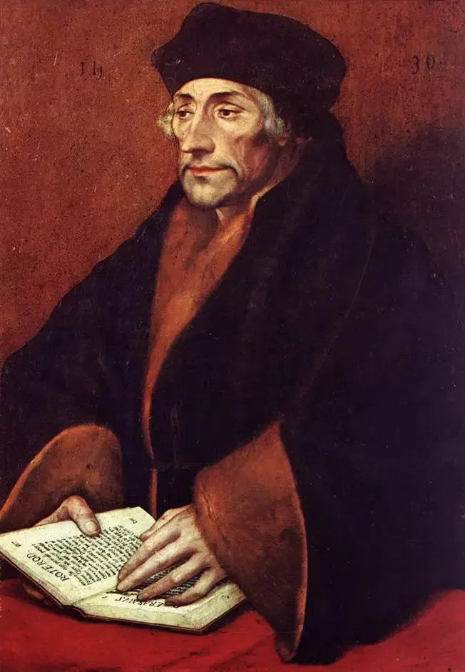 Ritratto di Desiderius Erasmus (1466-1536) - Hans Holbein il Giovane