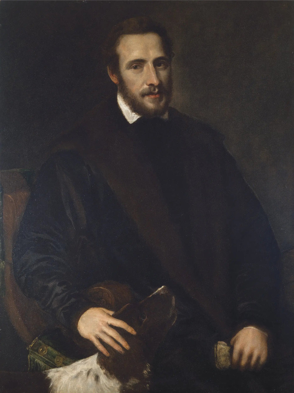 Portrait possible de Giovanni d'Anna - Titian image 1 copie peinte à la main à l’huile