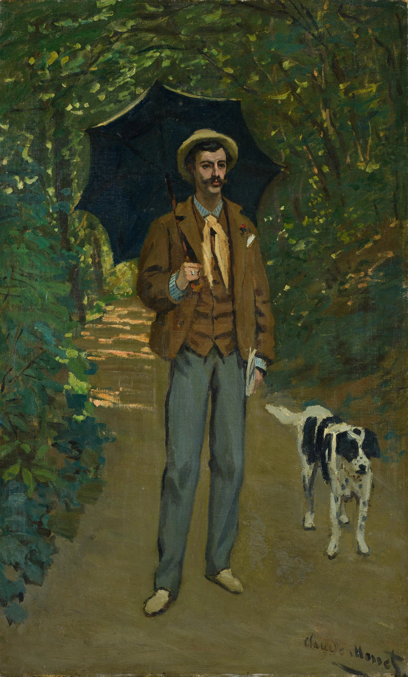 Ritratto di Victor Jacquemont al parasole W54 - Claude Monet