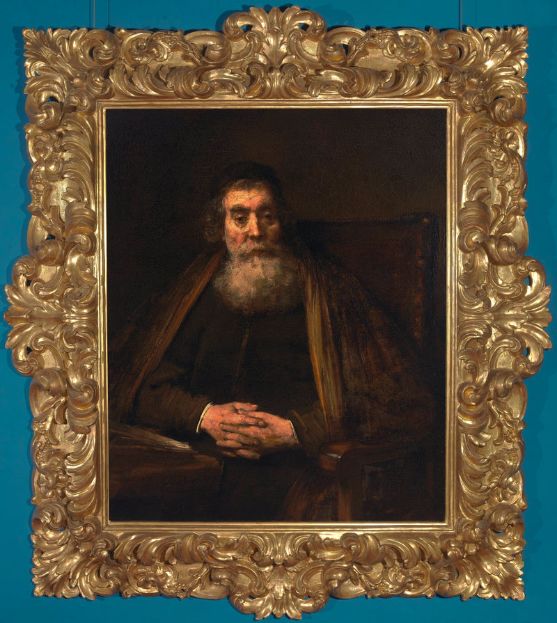 Ritratto di un vecchio (probabilmente il pedagogista, Jan Amos Komensky detto Comenius) - Rembrandt