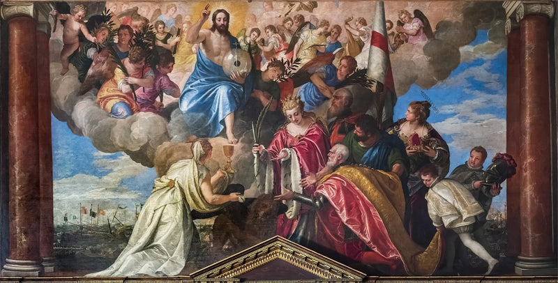 Ritratto votivo del doge Sebastiano Venier - Paolo Veronese