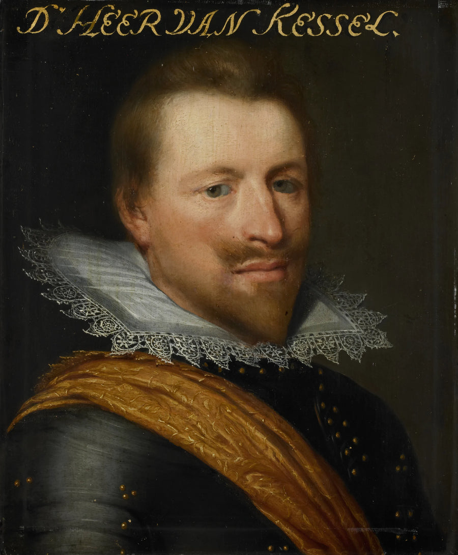 Portrait de Willem Adriaen (?-1625), comte de Hornes, seigneur de Kessel et Westwezel - Jan van Ravesteyn