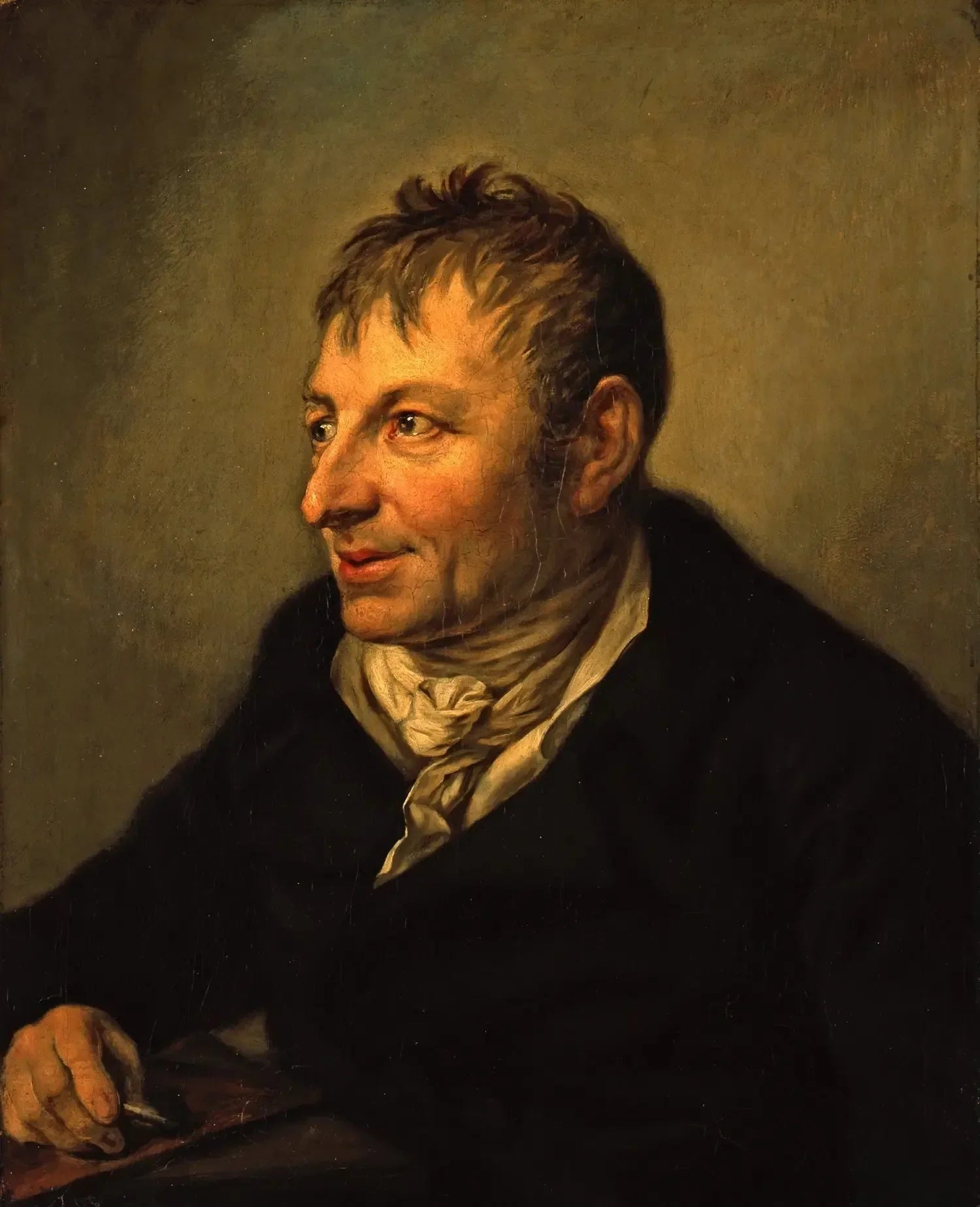 Portraitiste et peintre d'histoire Carl Friedrich Demiani (1768-1828) - Anton Graff image 1 copie de tableau peinte à la main