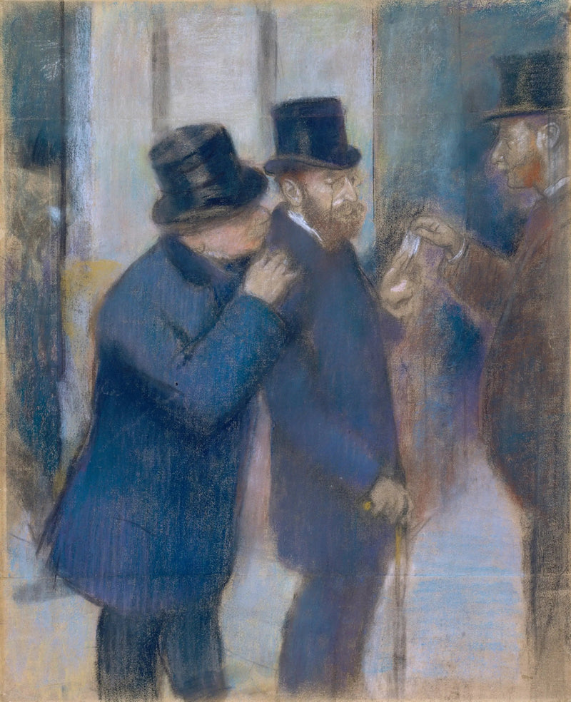 Ritratti alla Borsa - Edgar Degas