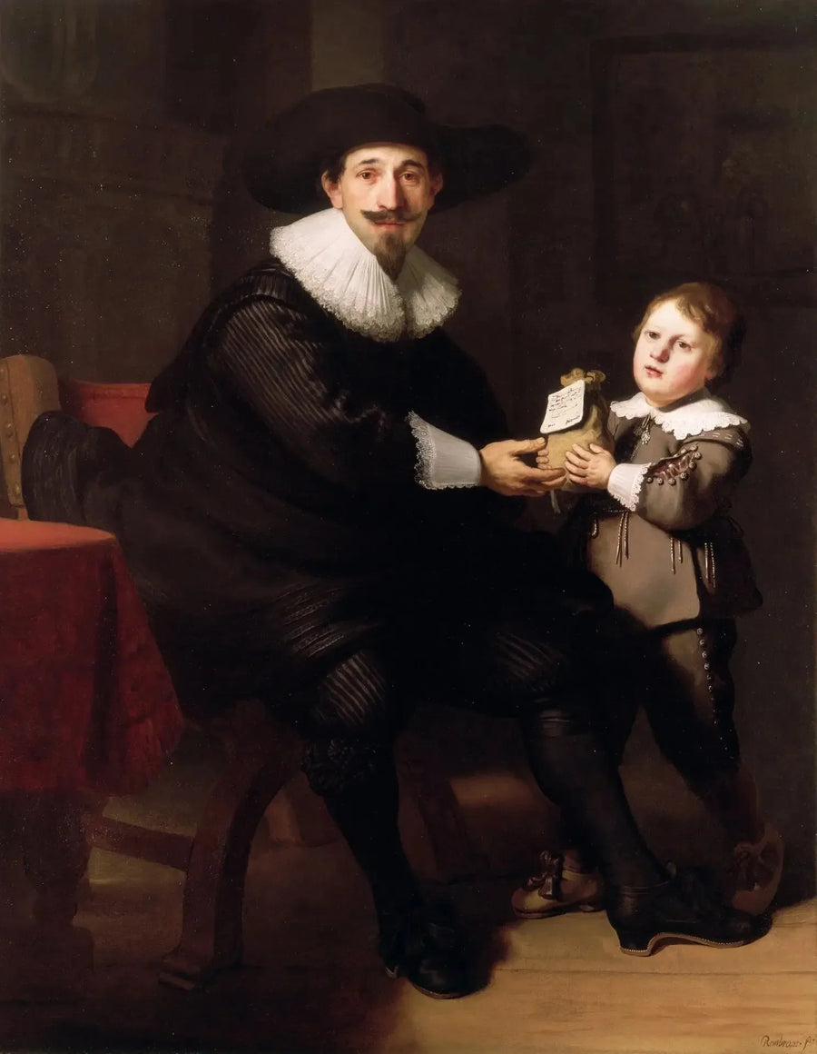 Ritratti di Jean Pellicorne e di suo figlio Casper - Rembrandt