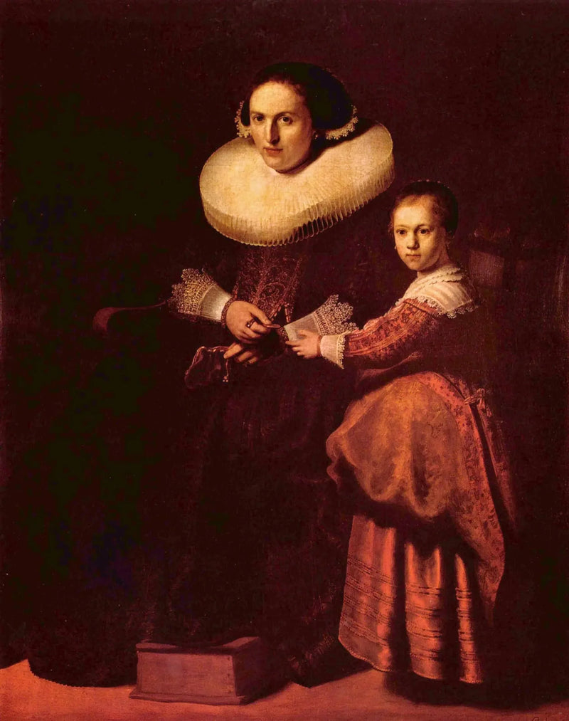 Ritratti di Susanna van Collen e sua figlia Anna - Rembrandt