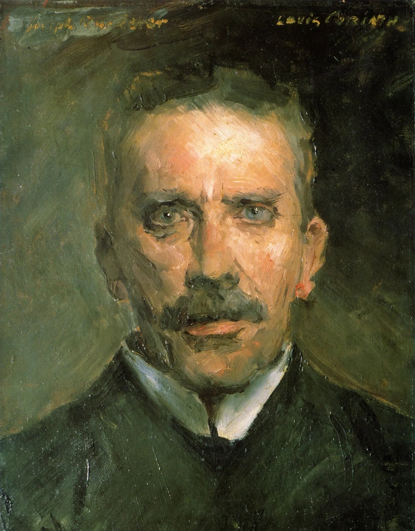 Porträt des Dichters Josef Ruederer - Lovis Corinth image 1 reproduction de peinture à l’huile