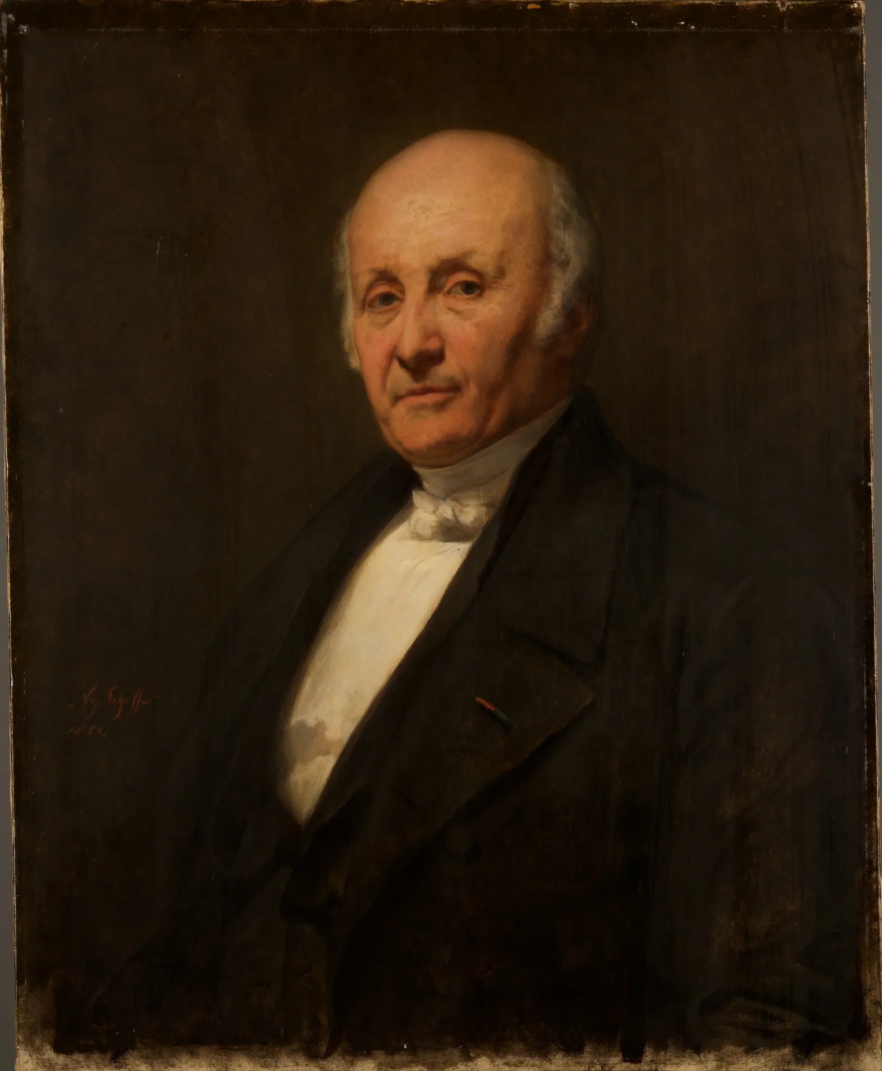 Portret van Antoine Pétroz - Ary Scheffer image 1 tableau peint à l’huile sur toile