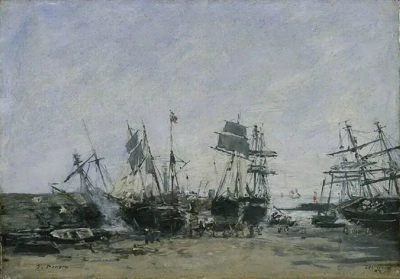 Portrieux, bassa marea - Eugène Boudin