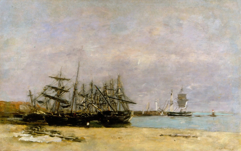 Portrieux - Navi arenate - Eugène Boudin
