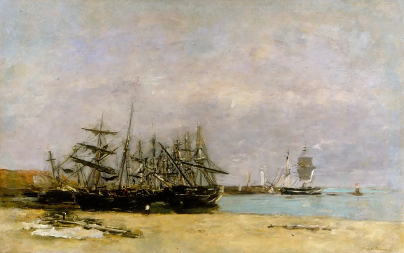 Portrieux - Navi arenate - Eugène Boudin