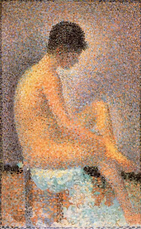 Donna seduta, di profilo - Georges Seurat