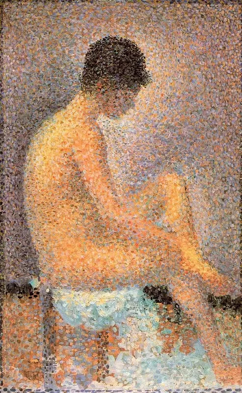 Donna seduta, di profilo - Georges Seurat