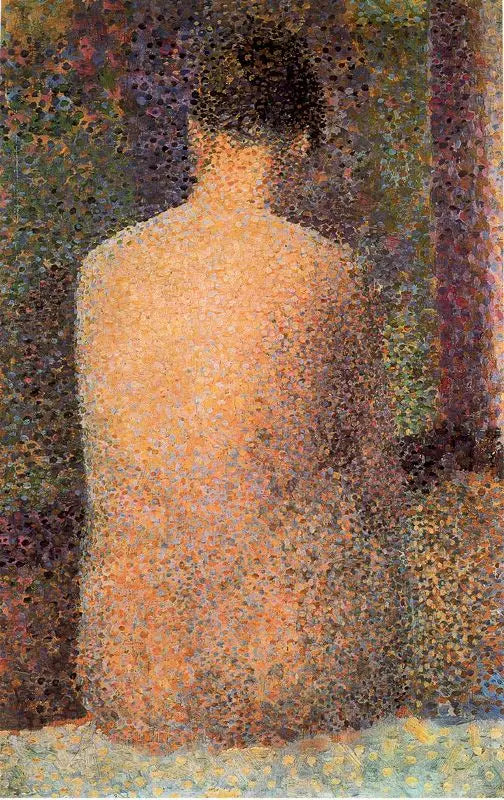 Posatrice di spalle - Georges Seurat