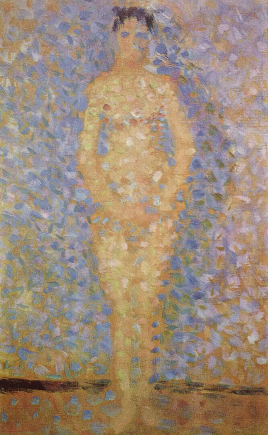 Posatrice in piedi, di fronte - Georges Seurat