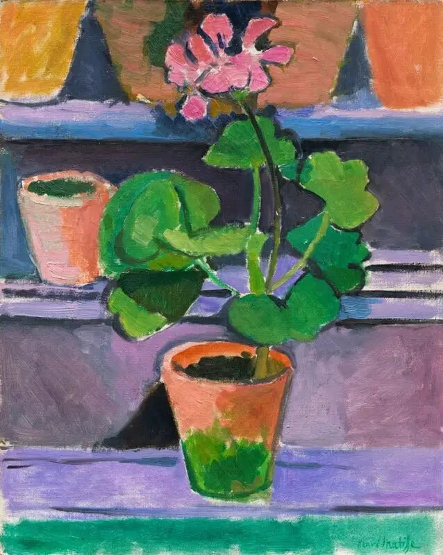 Vaso di gerani - Henri Matisse