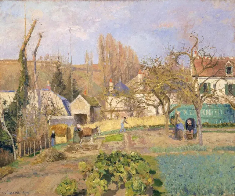 Orti dell'Hermitage, Pontoise - Camille Pissarro