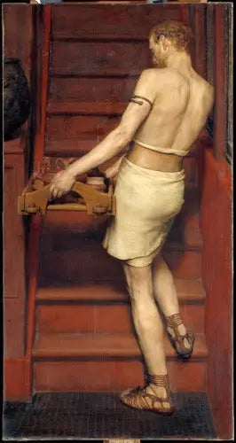 Potier romain - Lawrence Alma-Tadema image 1 copie de tableau peinte à la main