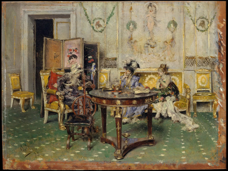 Chiacchiere - Giovanni Boldini