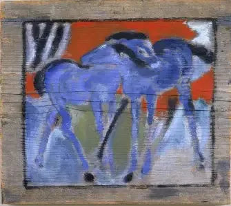 Puledri blu - Franz Marc