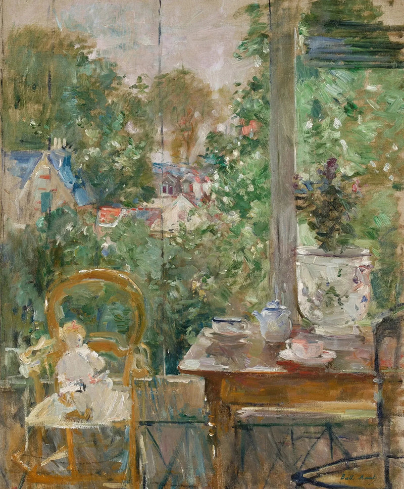Bambola nella veranda - Berthe Morisot