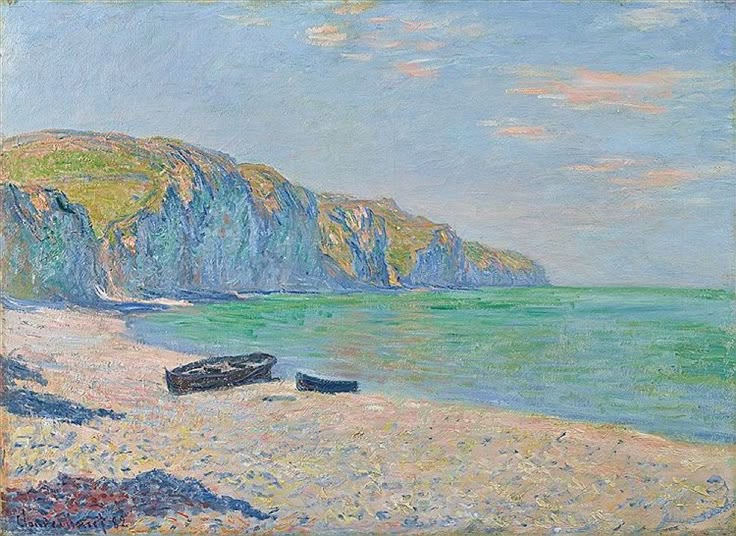 La Spiaggia di Pourville - Riproduzione di quadri di Monet