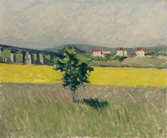 Prateria al Ponte di Argenteuil - Gustave Caillebotte