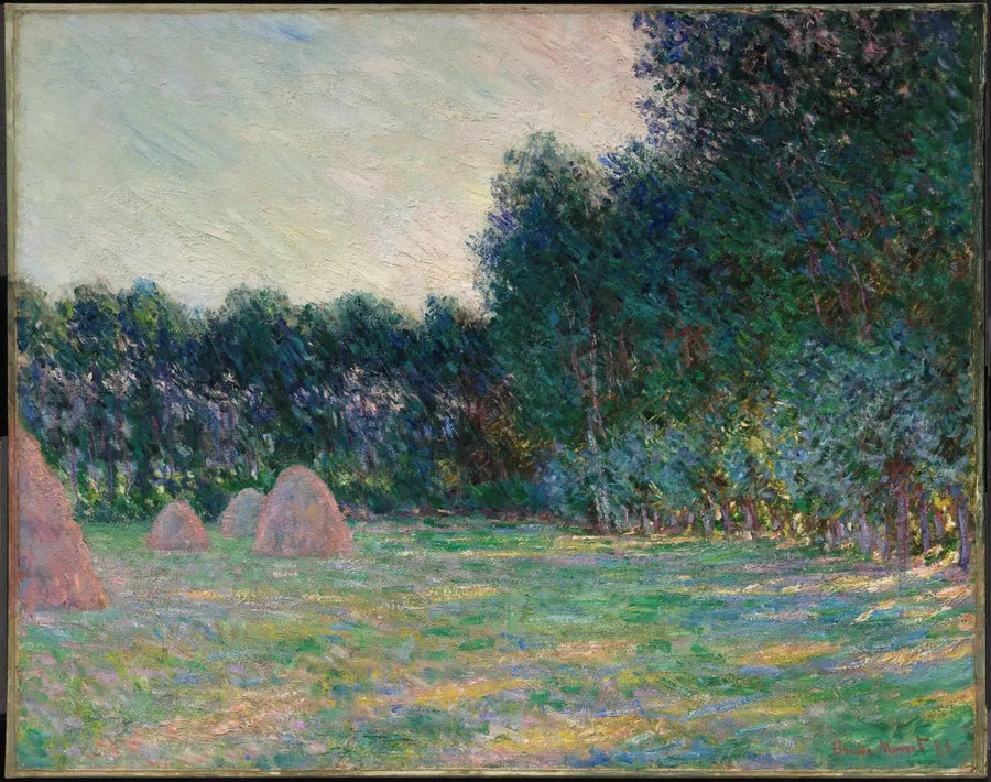 Prateria con covoni vicino a Giverny - Claude Monet