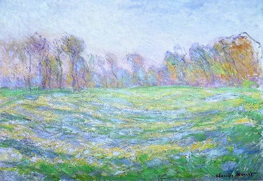 Prairie a Giverny W1199 - Claude Monet