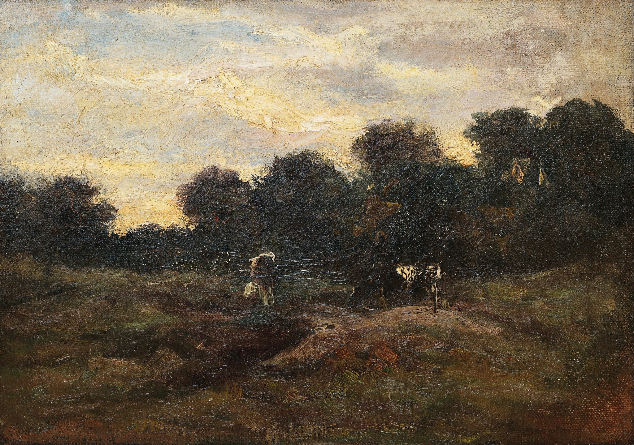 Prairie avec des vaches F15 JH387 — Vincent van Gogh