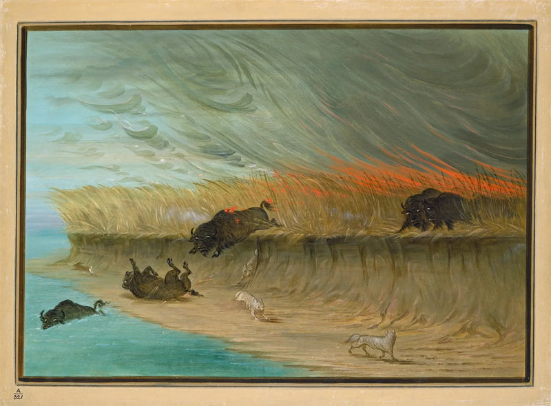 Praterie in fiamme - George Catlin