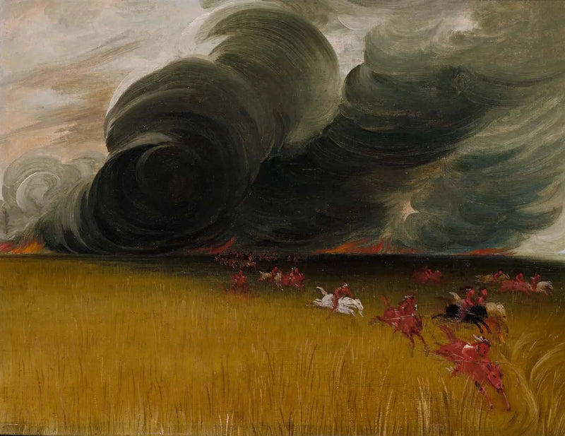 Praterie in fiamme - George Catlin