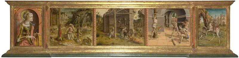 Prédelle della Madonna della Rondine - Carlo Crivelli