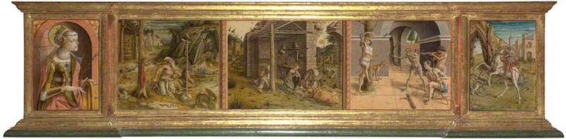 Prédelle de La Madonna della Rondine - Carlo Crivelli - Alpha Reproduction