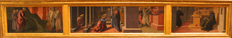 Predella del retablo Barbadori - Fra Filippo Lippi